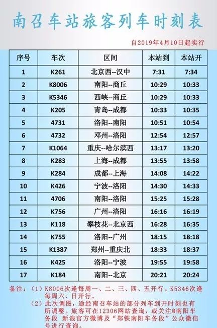 洋河火车站时刻表最新,洋河火车站最新时刻表